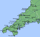 Cornwall map